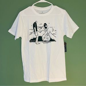 NWT Roark | “Fried” White Cotton Tee